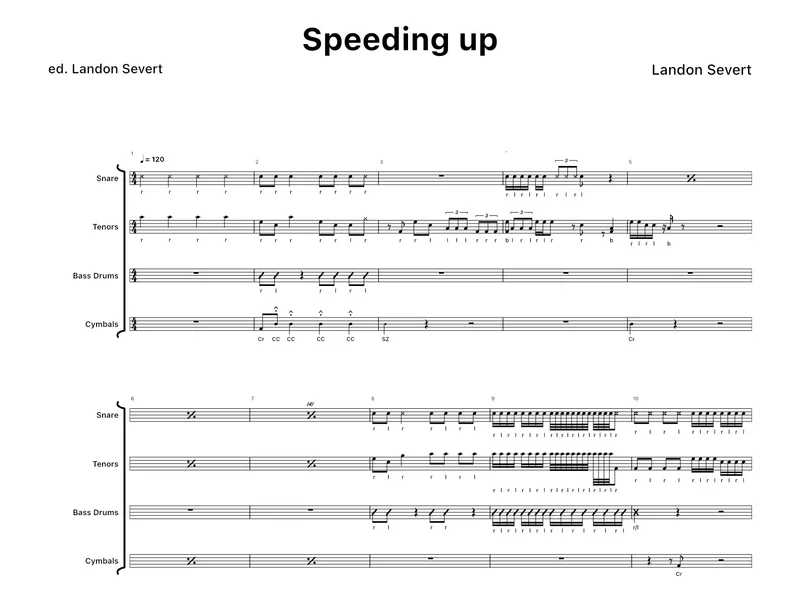 Speeding up